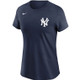 All Rise Ladies T-Shirt - Navy Aaron Judge Yankees Womans Nickname T-Shirt