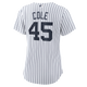 Gerrit Cole NY Yankees Replica Ladies Home Jersey - Back