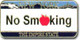 No Smoking License Plate Magnet