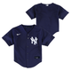  Yankees Infant Button Down Cool Base Jersey - froNT AND BACK