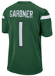 Ahmad Sauce Gardner Jersey - Green NY Jets Adult Nike Game Jersey - back