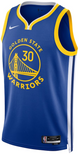 Stephen Curry Youth Jersey - Blue Golden State Warriors Swingman Kids Icon Edition Jersey - front