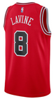 Zach LaVine Youth Jersey - Red Chicago Bulls Swingman Kids Icon Edition Jersey - back