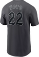 Juan Soto Youth City Connect T-Shirt - Charcoal NY Mets Kids T-Shirt - back