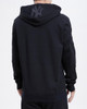NY Yankees Triple Black Hooded Pullover Sweatshirt - hood