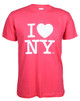 T-shirt Donna I Love NY &ndash; Collo A V, Licenza Ufficiale, Taglia Petite