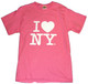 Hot Pink I Love NY T-Shirt alt