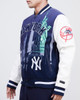 NY Yankees Remix 27x Varsity Jacket - left sleeve