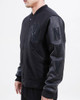 NY Yankees Triple Black Varsity Jacket - left side