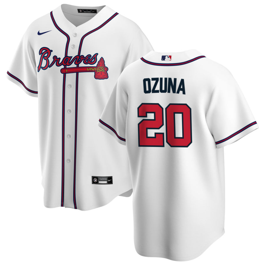 Men's Nike Max Fried White Atlanta Braves Home Replica Player Jersey