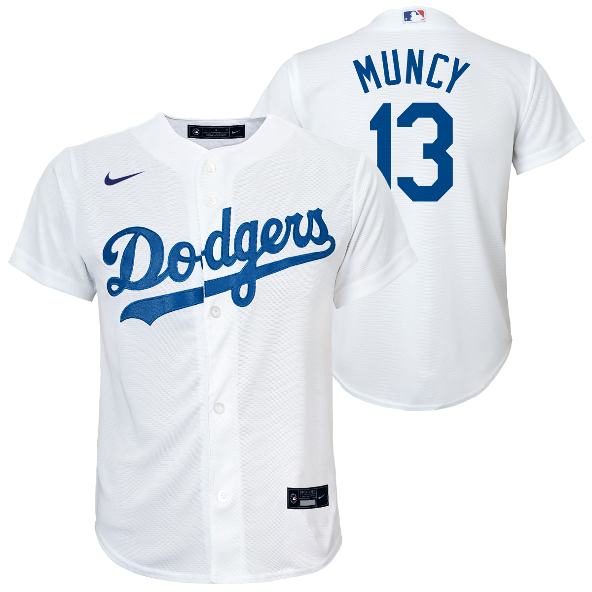 Nike Men's Max Muncy Los Angeles Dodgers Official Player Replica Jersey - White