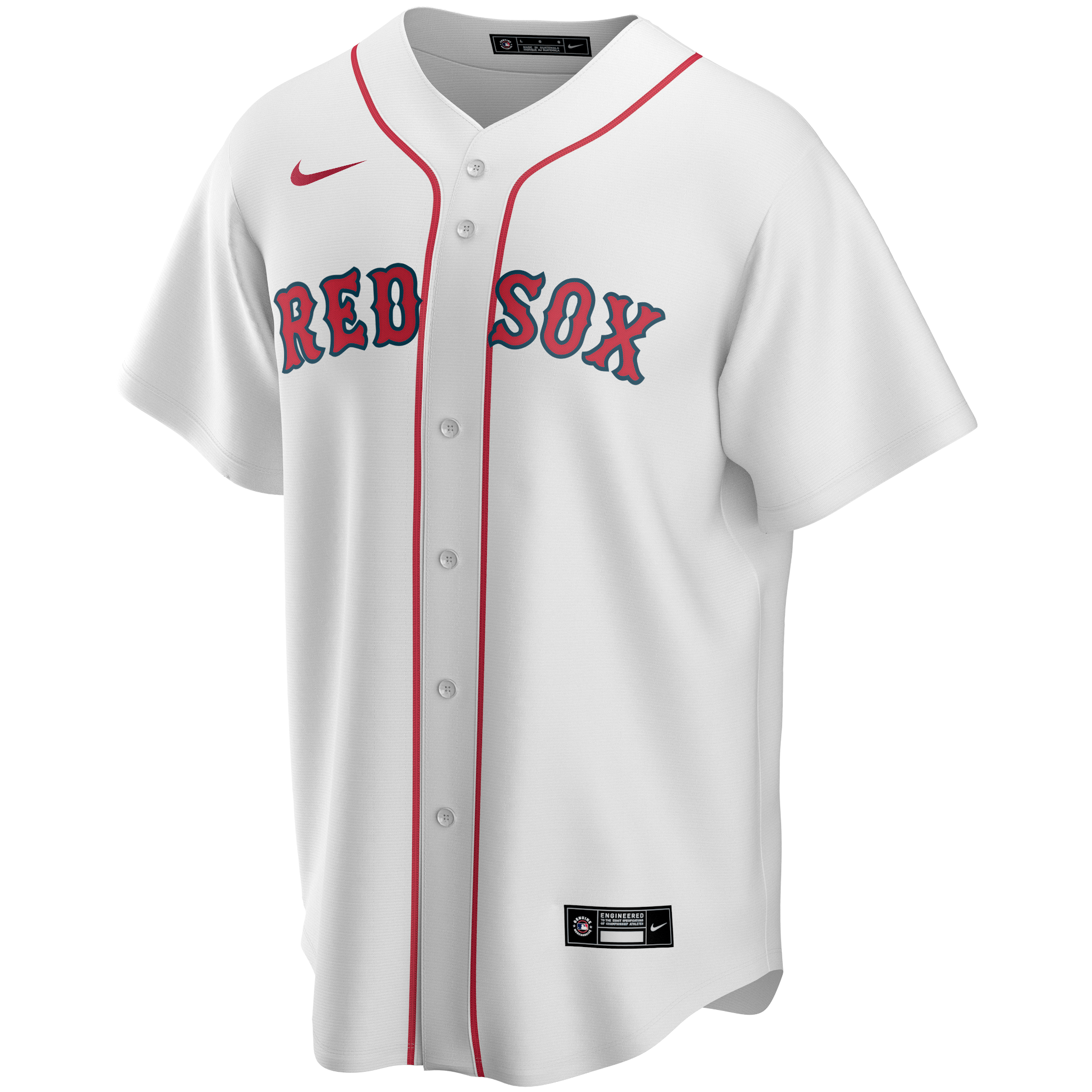 Worcester Red Sox OT Sports White Youth Red Sox Replica Jersey SM / No