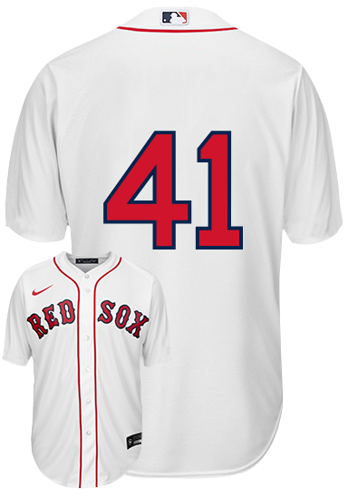 Men's Nike Chris Sale White Boston Red Sox Home 2020 Replica Player Jersey