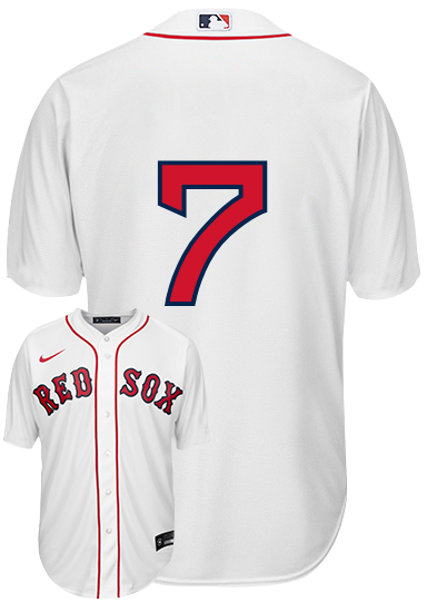 Red Sox Foundation Game-Used Patriots' Day Jersey - Christian Vasquez