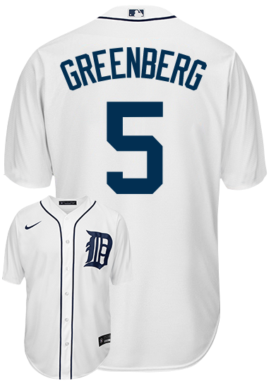 New 1938 DETROIT TIGERS #5 Hank Greenberg Shirt XXL American Apparel Tri  Blend