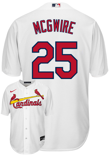 Mark McGwire Autographed and Framed St Louis Cardinals Jersey