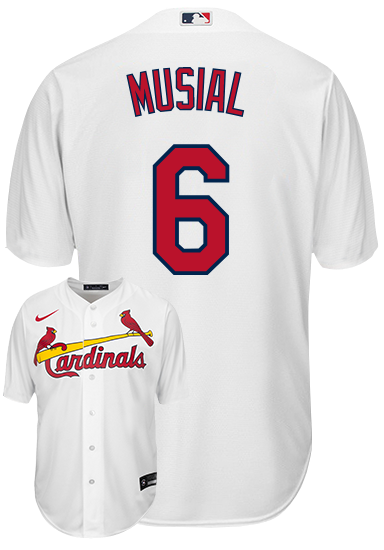 Lids Stan Musial St. Louis Cardinals Nike Home Cooperstown Collection  Player Jersey - White