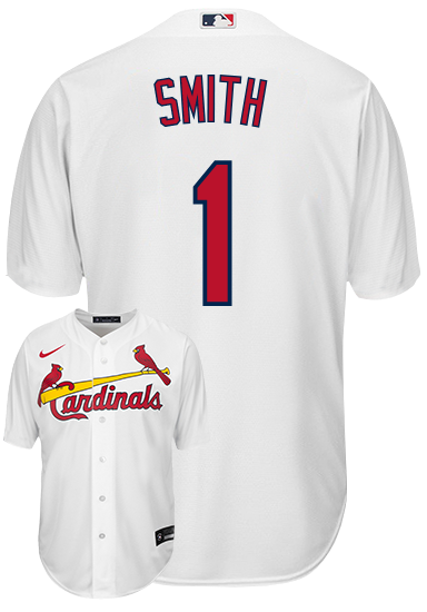 Men's Nike Ozzie Smith White St. Louis Cardinals Home Cooperstown  Collection Player Jersey