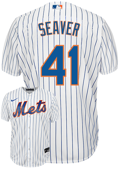 JOSEPH size 46 2021 New York Mets game jersey issued home blue SEAVER 41  MLB