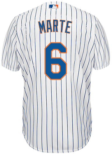 Starling Marte #6 - Game Used Blue Home Jersey - 1-4, 2B, BB; Also Worn  6/4/23 - 2-4, HR (3), 2B, RBI - Mets vs. Cardinals - 6/17/23