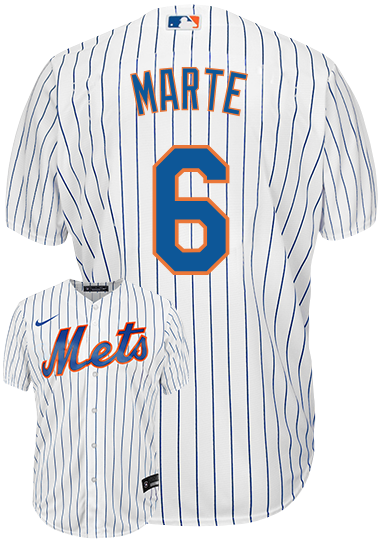 Starling Marte #6 - Game Used Jersey Patch - Keith Hernandez Number  Retirement Night - Patch Worn on Jersey During the Game - Mets vs. Marlins  - 7/9/22 - Mets Win 5-4