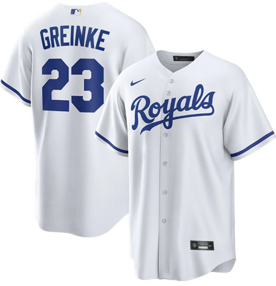 Zack Greinke Kansas City Royals Retro Jersey Bobblehead Officially Licensed by MLB