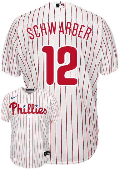 Kyle Schwarber Youth Jersey - Philadelphia Phillies Replica Kids Home Jersey