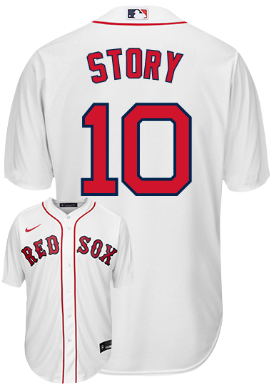 Trevor Story #10 2022 Team Issued Home Alternate Jersey, Size 44