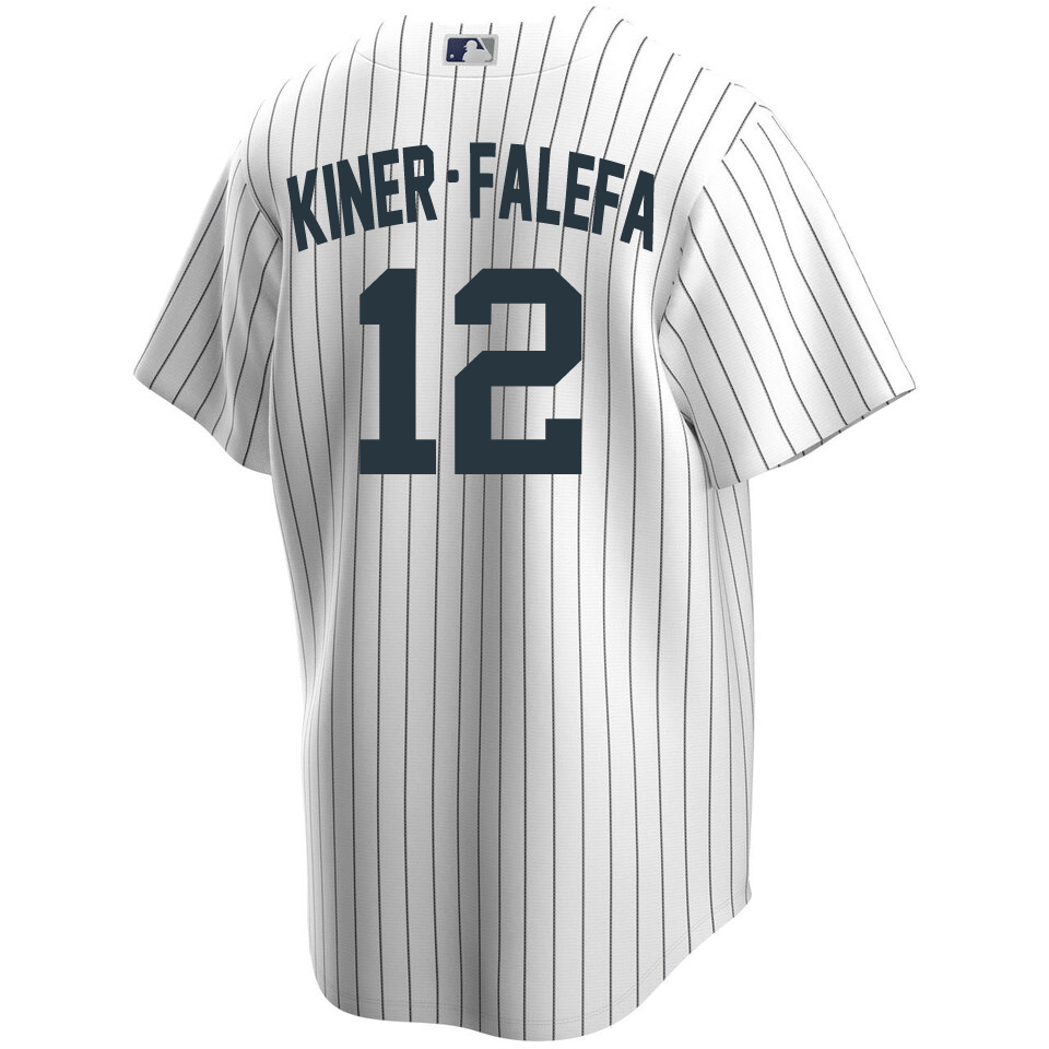 Final Season Game-Used Blue Jersey - Isiah Kiner-Falefa - 9/6/19