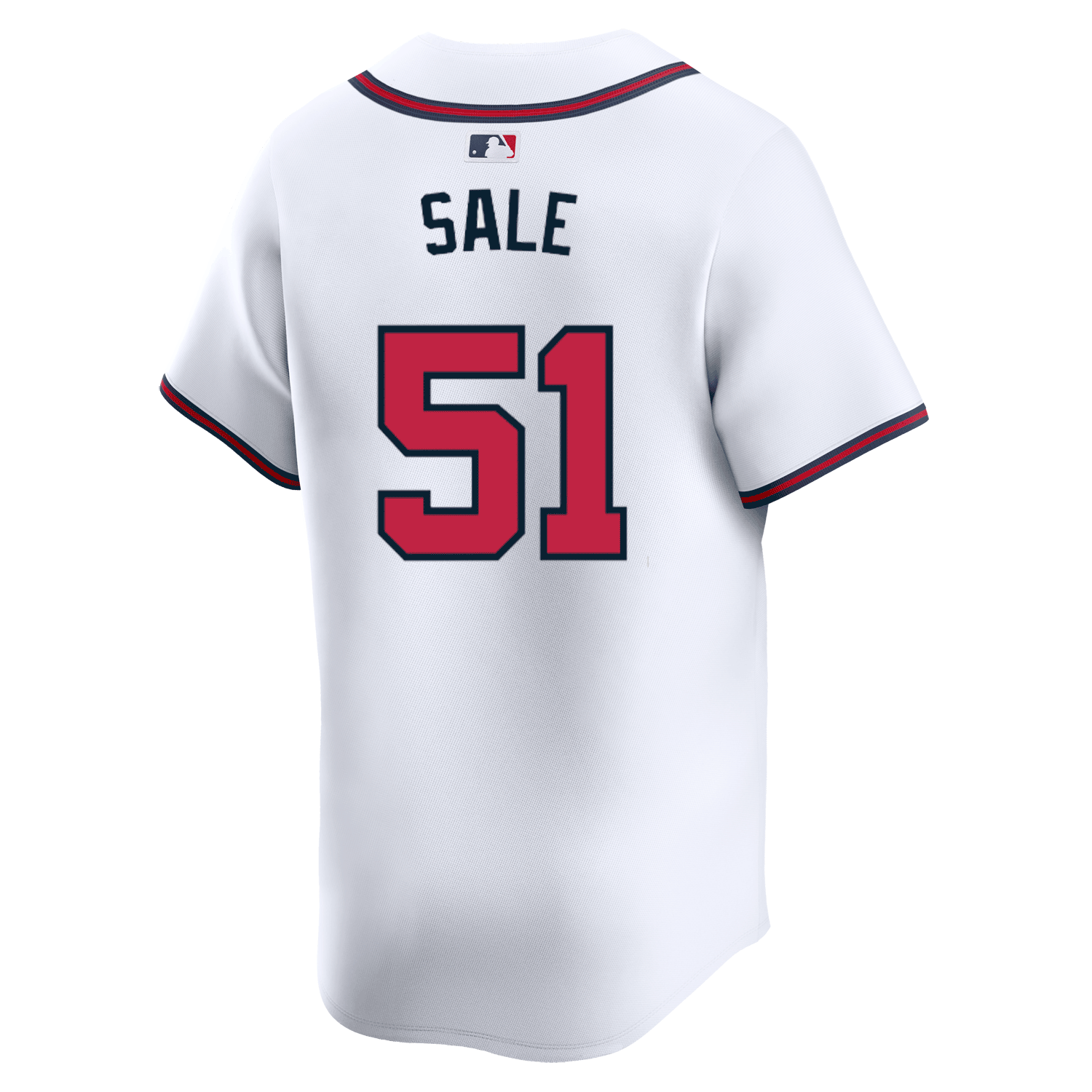 Chris Sale Jersey - Atlanta Braves Limited Adult Home Jersey