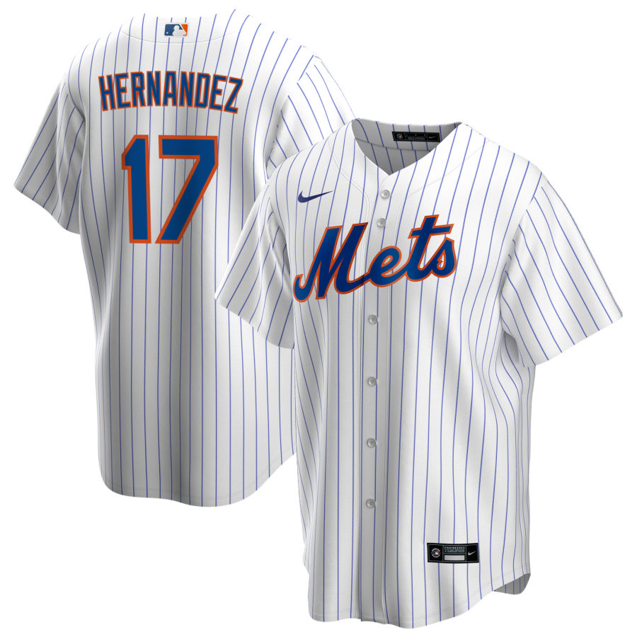 Men's New York Mets #17 Keith Hernandez Replica Grey Throwback