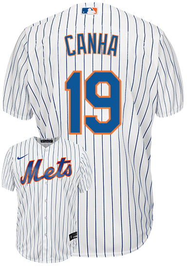 Mark Canha New York Mets Black Jersey Bobblehead Officially Licensed by MLB