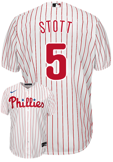 Nike Philadelphia Phillies BRYSON STOTT Sewn Throwback Baseball