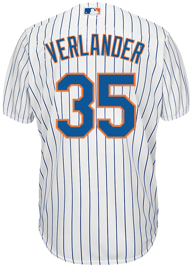 New York Mets Jersey Nike Home Justin Verlander Astros Tigers Medium NWT