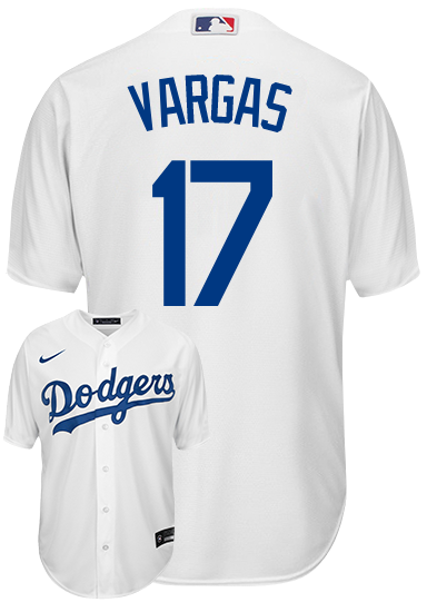 Los Angeles Dodgers Miguel Vargas Gray Replica Men's Road Player Jersey  S,M,L,XL,XXL,XXXL,XXXXL