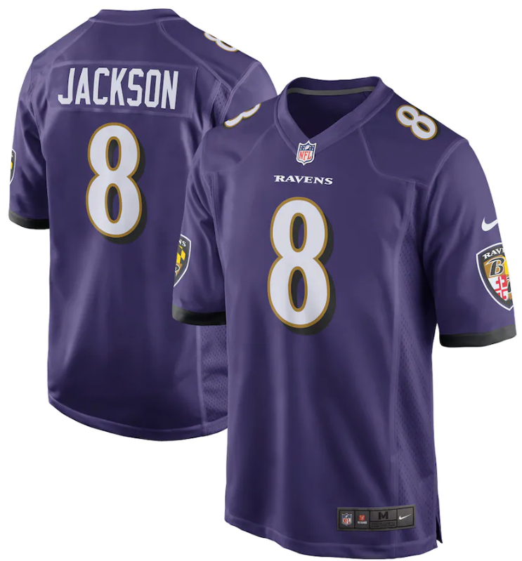 nfl lamar jackson jersey