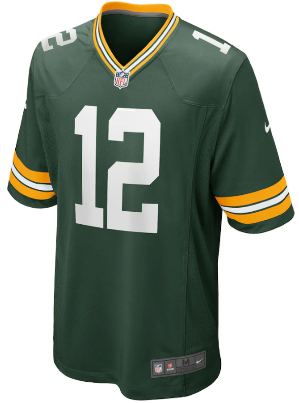 Youth Nike Aaron Rodgers Green Green Bay Packers Game Jersey