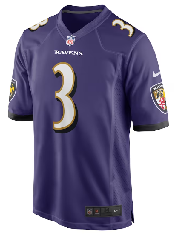 Odell Beckham Jr. Youth Jersey - Purple Baltimore Ravens Kids Nike Game  Jersey