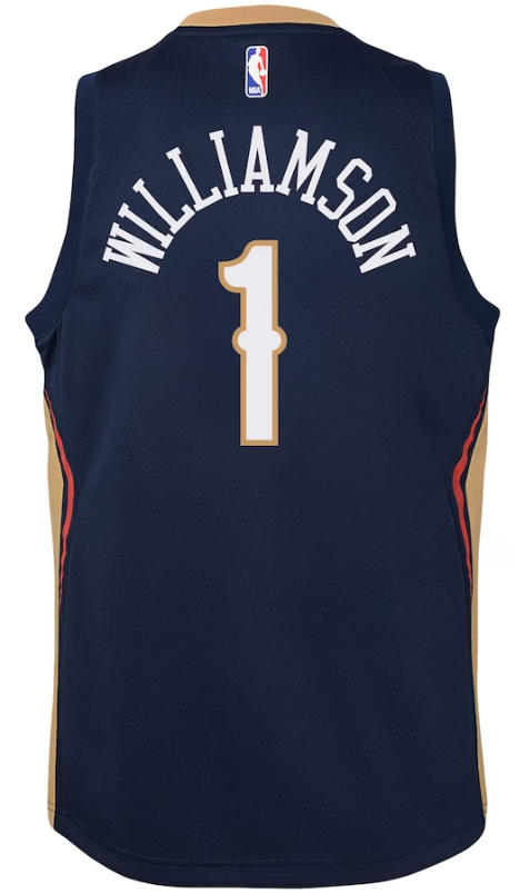 nola zion williamson jersey