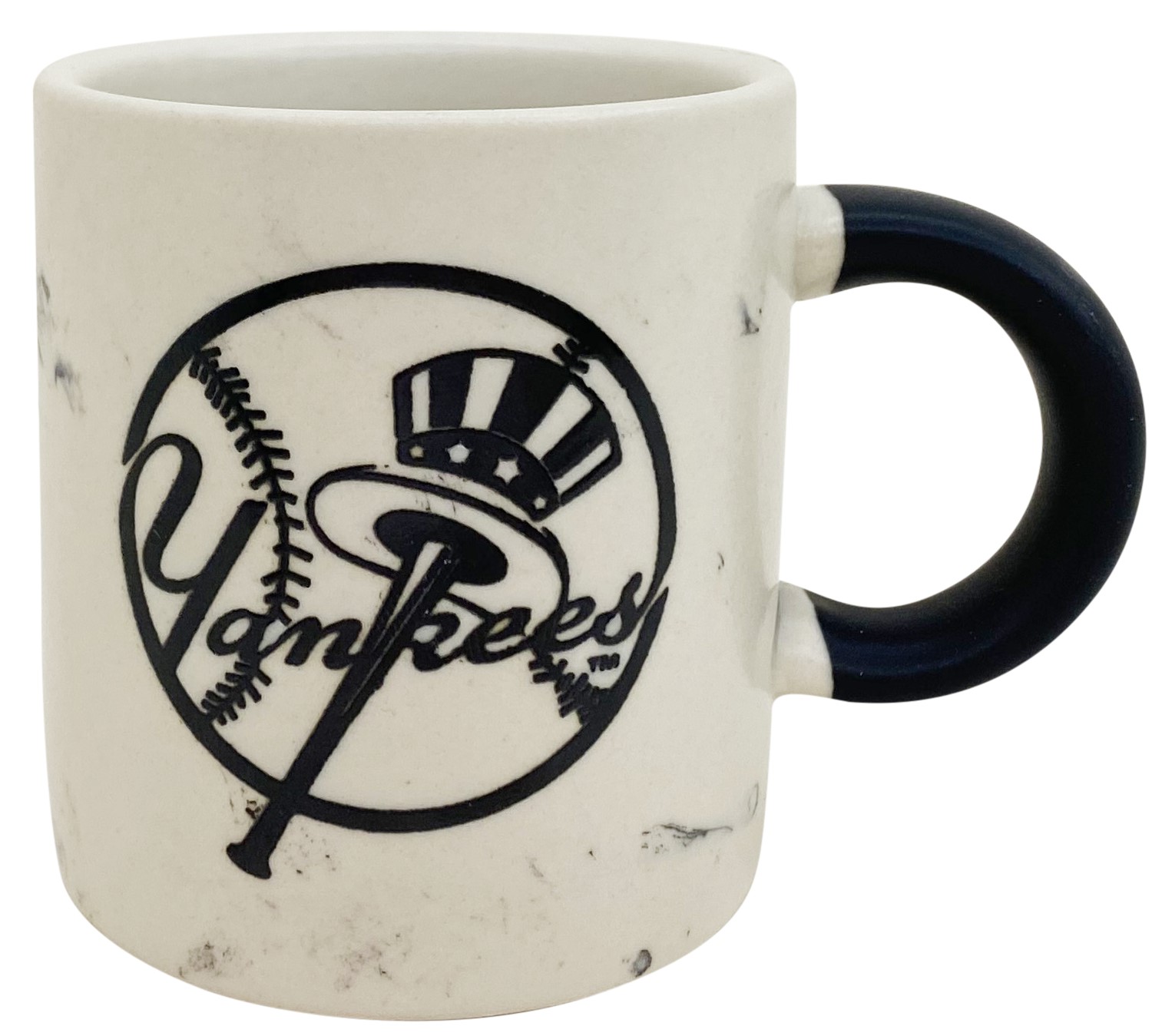 NY Yankees Marbleized 16oz Jumbo Mug