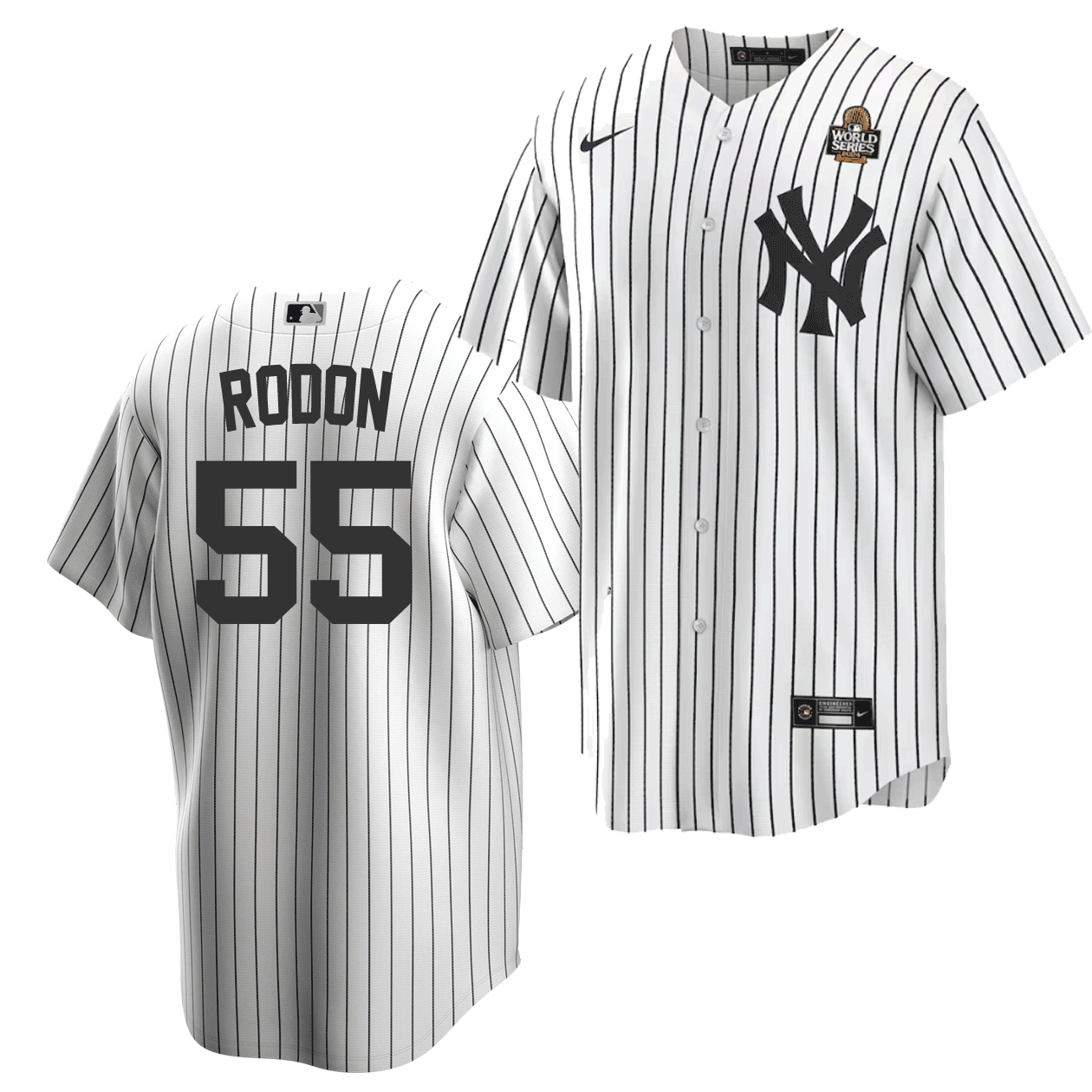 Carlos Rodon Youth 2024 World Series Jersey NY Yankees Kids Game Home