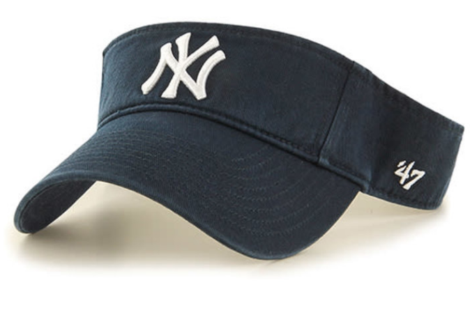 NY Yankees Navy Adjustable Visor