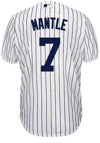 Mickey Mantle New York Yankees Nike White Jersey