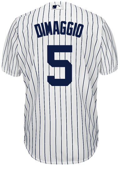 BASEBALL COOPERSTOWN COLLECTION - YANKEES #5 JOE DIMAGGIO JERSEY FROM 1951