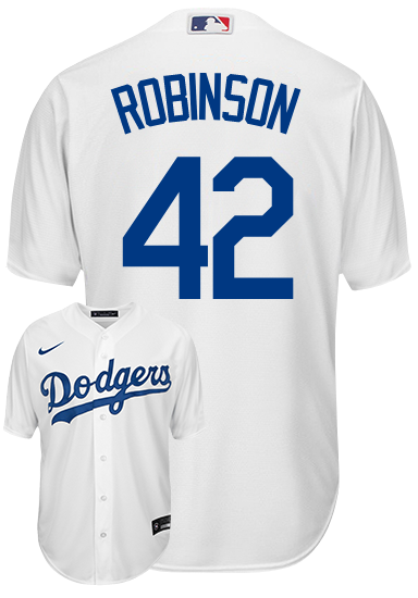 Nike Youth Jackie Robinson Light Blue Brooklyn Dodgers Replica Player Jersey