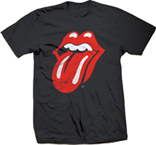 Rolling Stones Black Adult T-Shirt