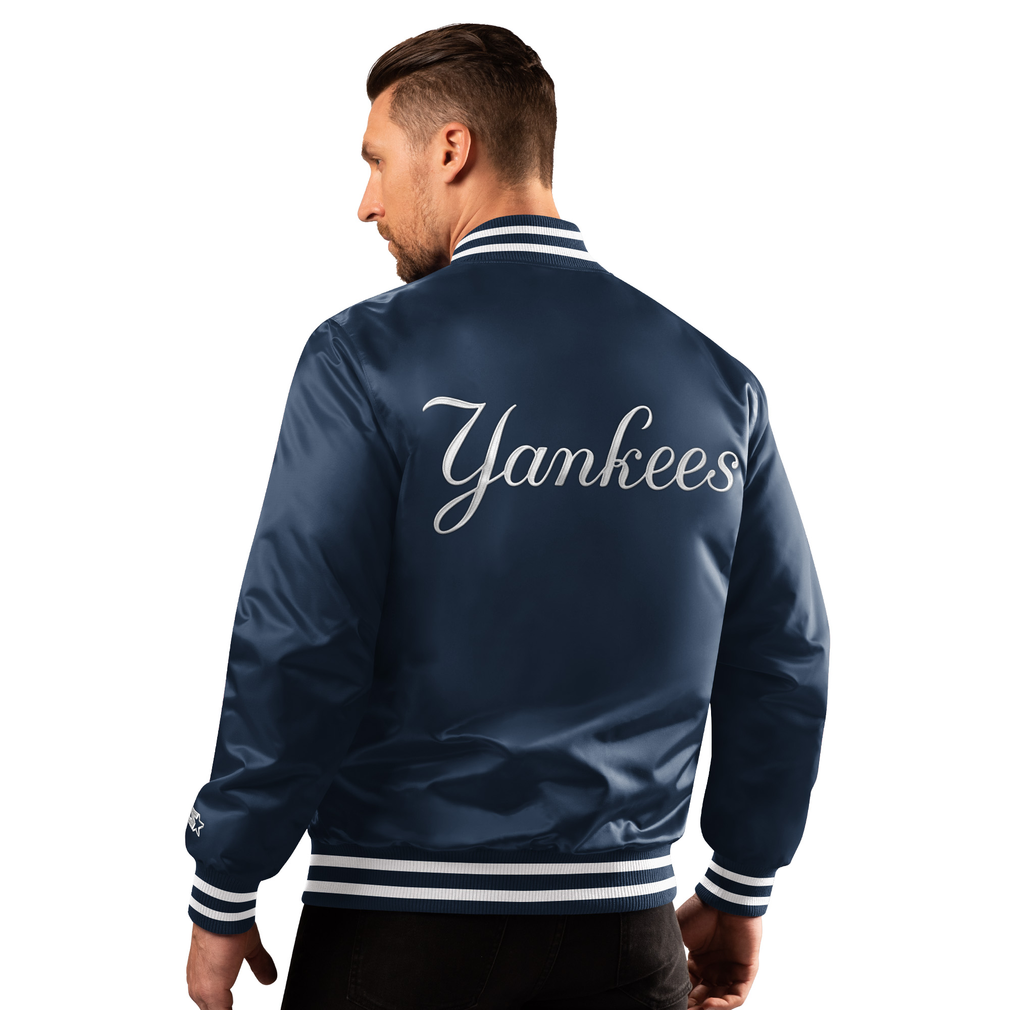 Mitchell & Ness Men New York Yankees 99 Authentic Satin Jacket
