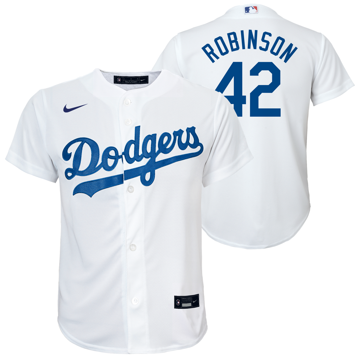 Lids Los Angeles Dodgers Nike Jackie Robinson Day Team 42 T-Shirt