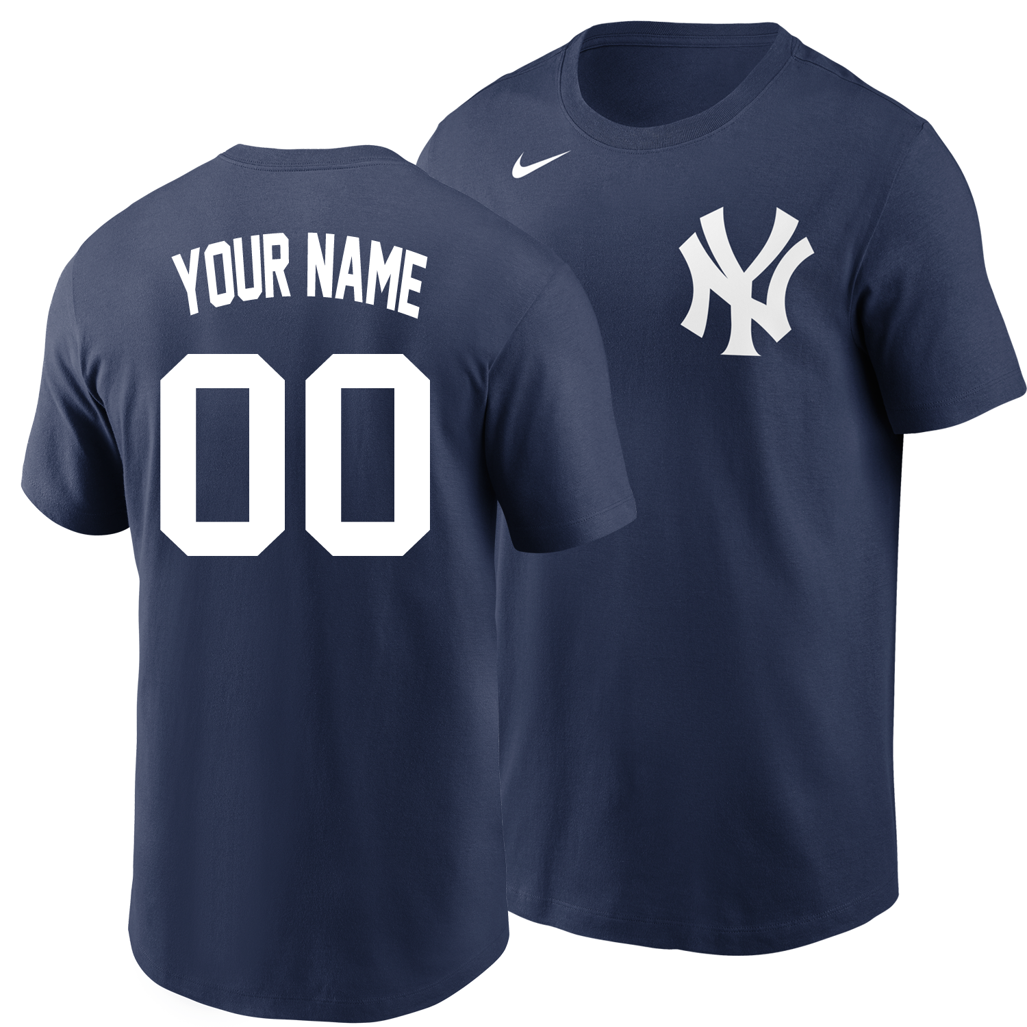 NY Yankees Replica Personalized Road Jersey