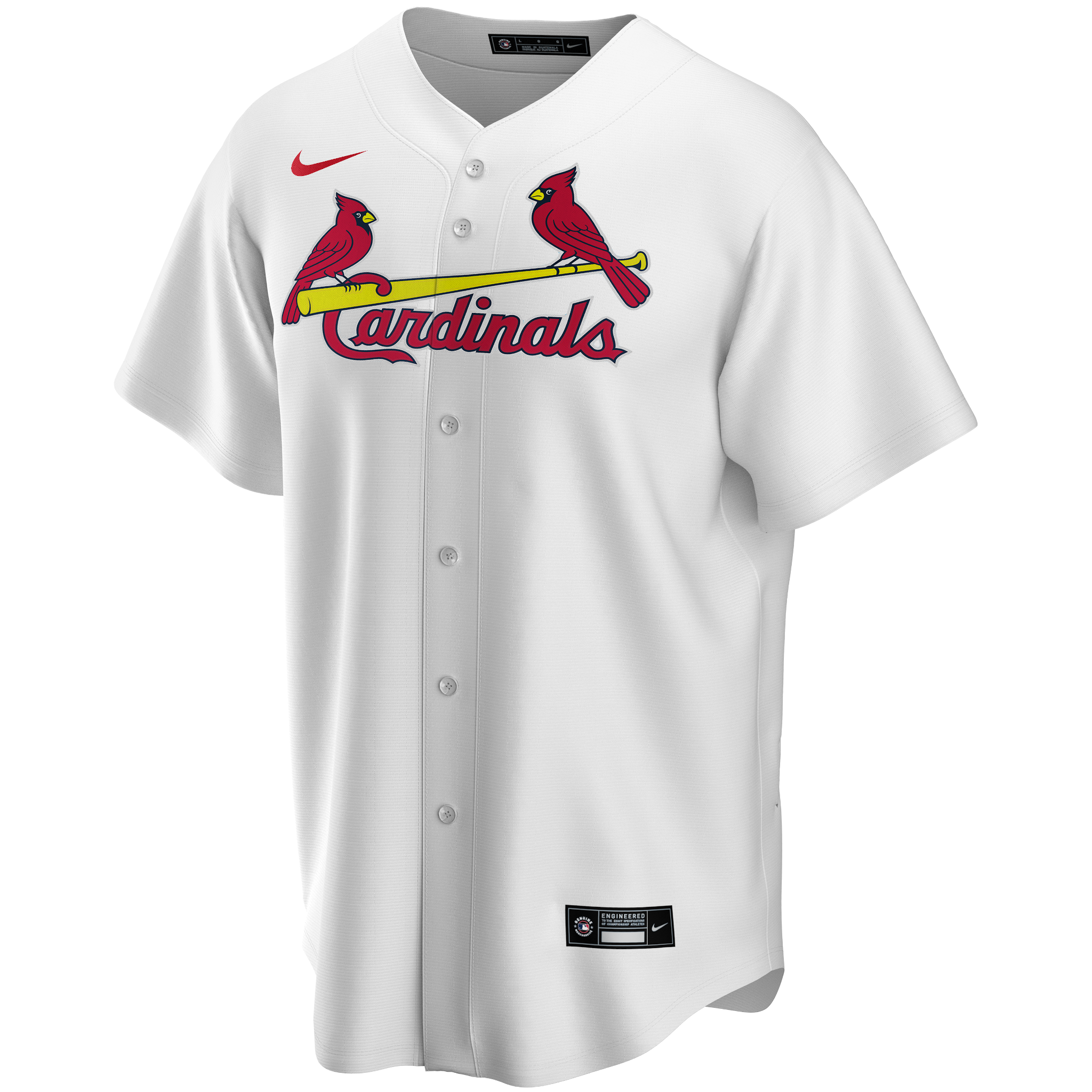 Adam Wainwright Men's Premium T-Shirt - Tri Gray - St. Louis | 500 Level Major League Baseball Players Association (MLBPA)